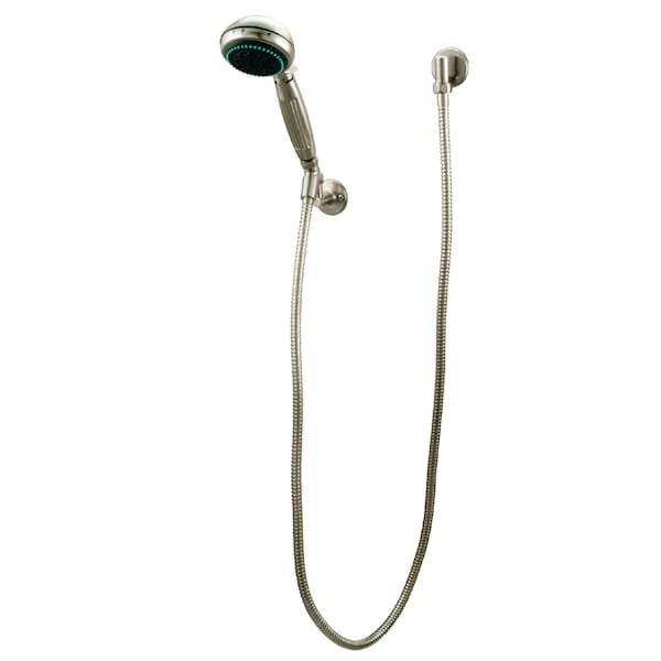 Shower Combo, Brushed Nickel, Wall Mount